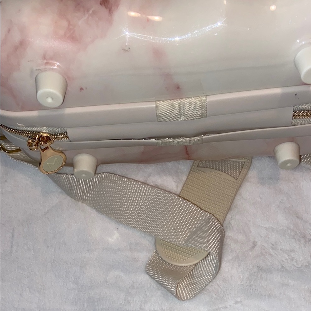 Elegant Cream and Pink Women's Bag - Picture 8 of 9